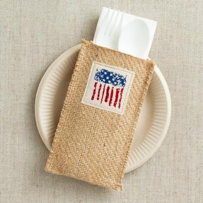 Cutlery Couture Flag Silverware Pouch
