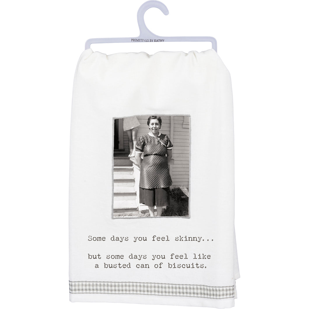 Can Of Biscuits Dish Towel