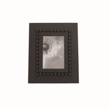 Load image into Gallery viewer, Black Beaded Photo Frame 4x6
