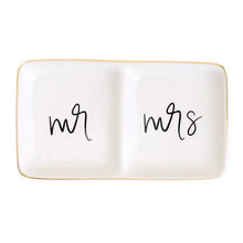 Load image into Gallery viewer, Mr. &amp; Mrs. Jewelry Dish
