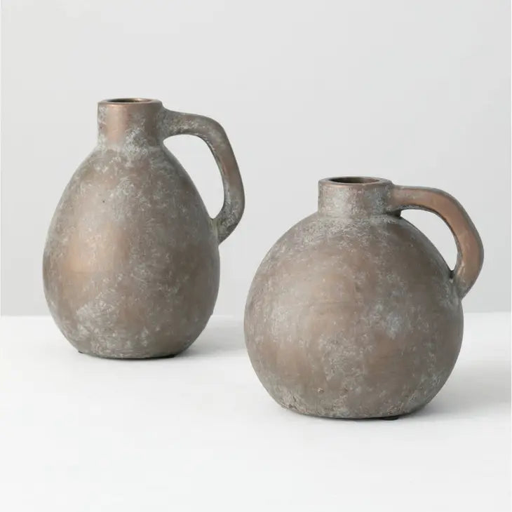 Handled Bottle Vases