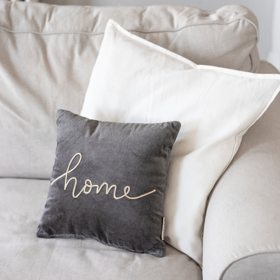 Velvet Home Pillow