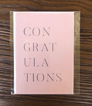 Load image into Gallery viewer, Congratulations Card
