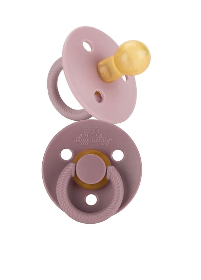 Orchid + Lilac Natural Rubber Pacifiers