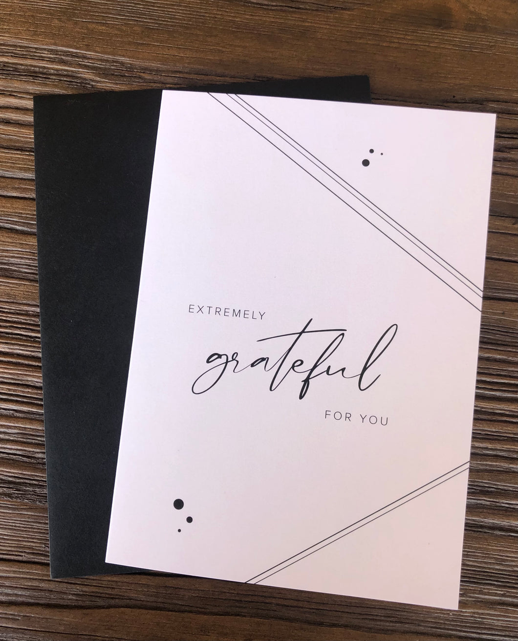 Grateful For You Card