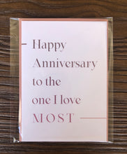 Load image into Gallery viewer, Happy Anniversary Card
